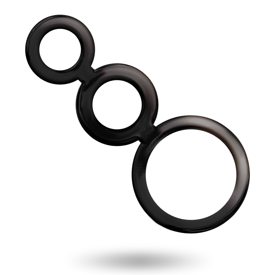 ADDICTED TOYS - SET DI ANELLI PER PENE - FUMO Addicted Toys