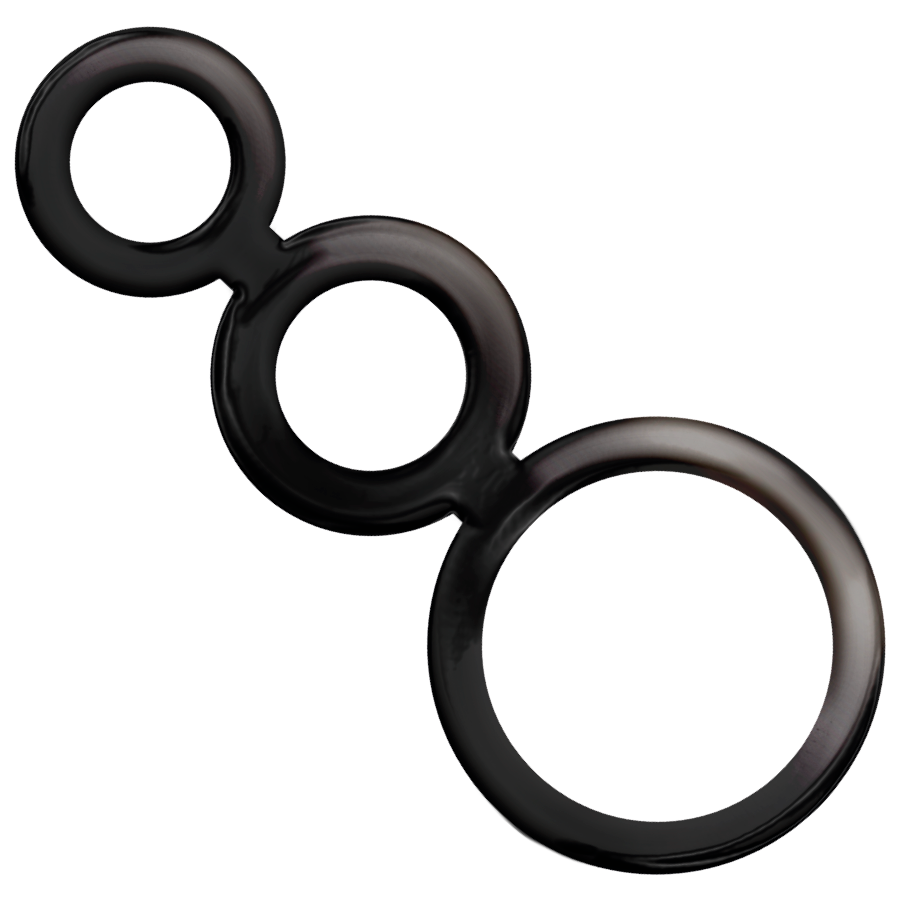 ADDICTED TOYS - SET DI ANELLI PER PENE - FUMO Addicted Toys