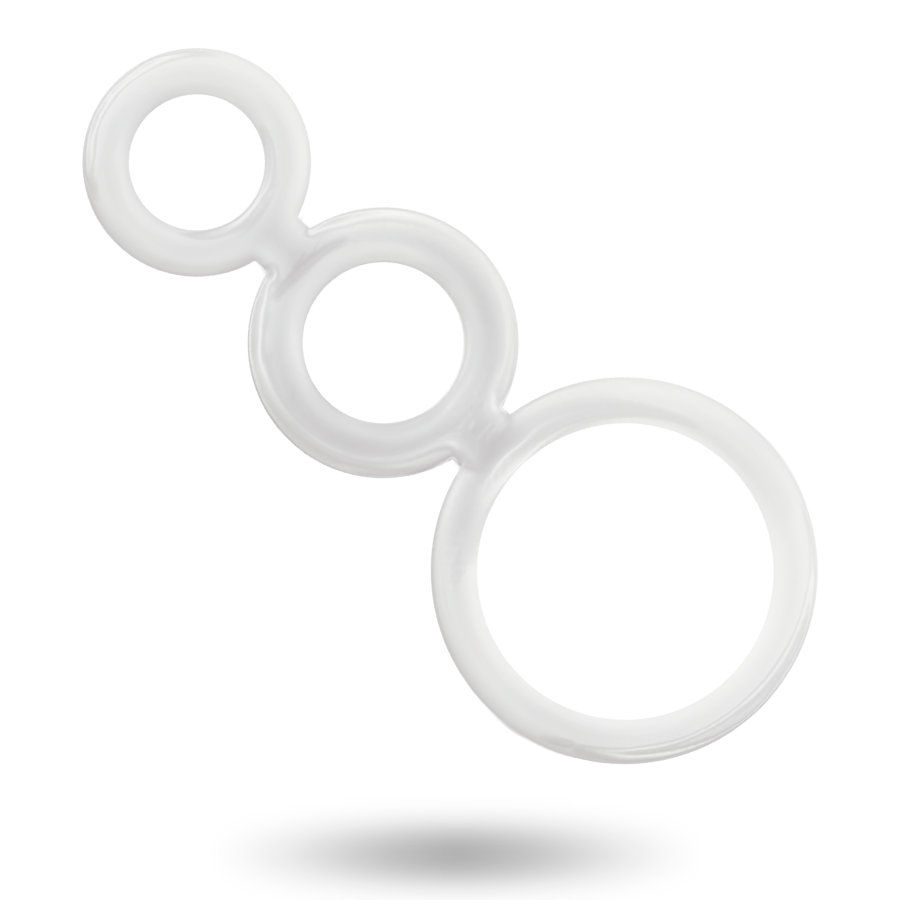 ADDICTED TOYS - SET DI ANELLI PER PENE TRASPARENTE Addicted Toys