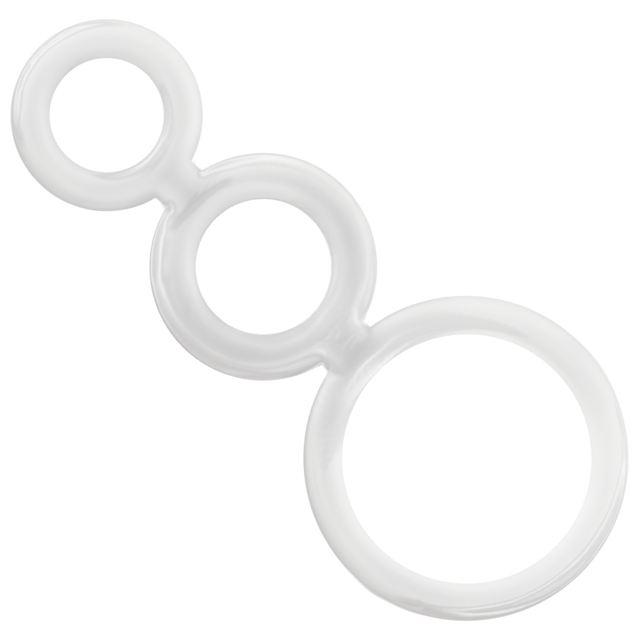 ADDICTED TOYS - SET DI ANELLI PER PENE TRASPARENTE Addicted Toys