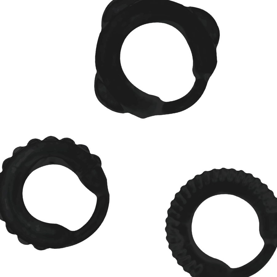 ADDICTED TOYS - SET C-RING NERO Addicted Toys