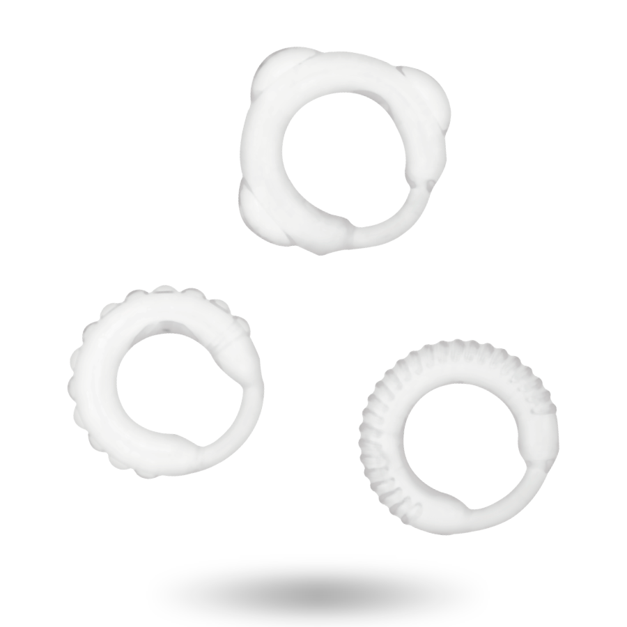 ADDICTED TOYS - SET C-RING TRASPARENTE Addicted Toys