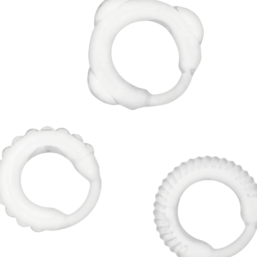 ADDICTED TOYS - SET C-RING TRASPARENTE Addicted Toys
