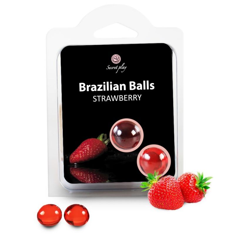 SECRETPLAY - 2 PALLE BRASILIANA FRAGOLA Secretplay Cosmetic