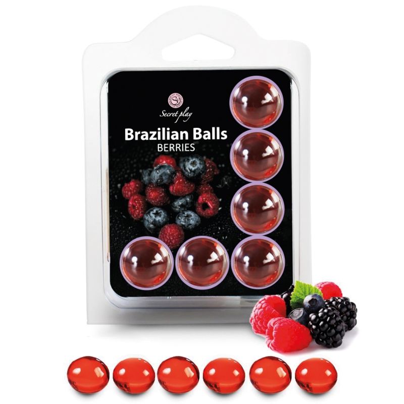 SECRETPLAY - BRASILIANI PALLINE FRUTTI DI FORESTA Secretplay Cosmetic