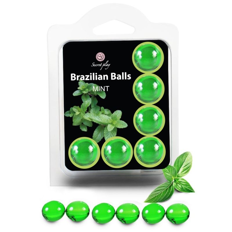 SECRETPLAY - SET 6 PALLINE BRASILIANI MENTA Secretplay Cosmetic