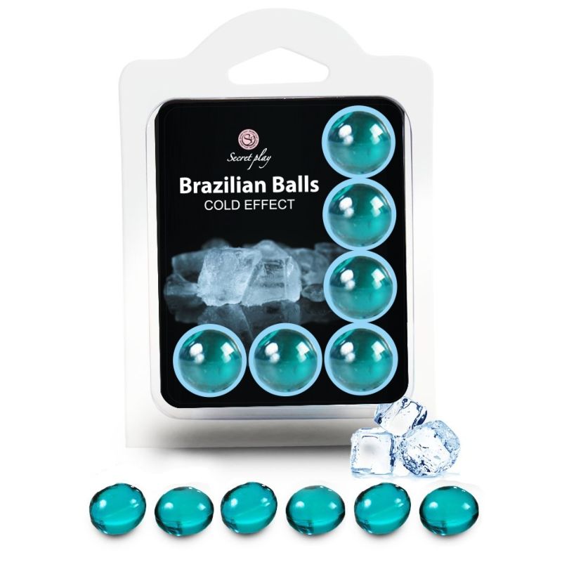 SECRETPLAY - SET 6 PALLINE BRASILIANE EFFETTO FREDDO Secretplay Cosmetic