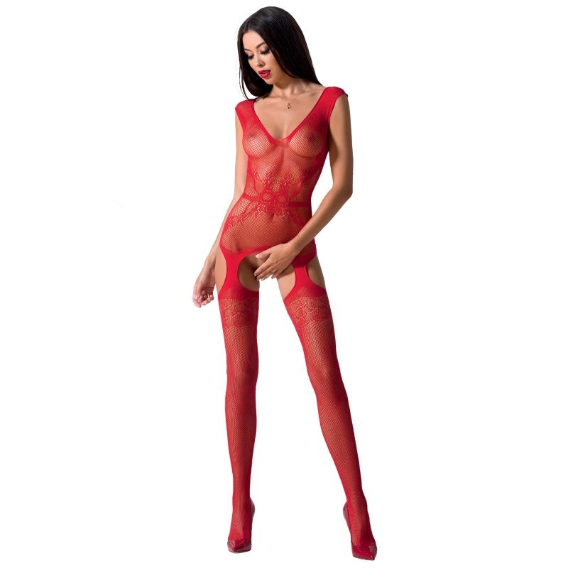 PASSION - WOMAN BS062 BODYSTOCKING ROSSO TAGLIA UNICA Passion Woman