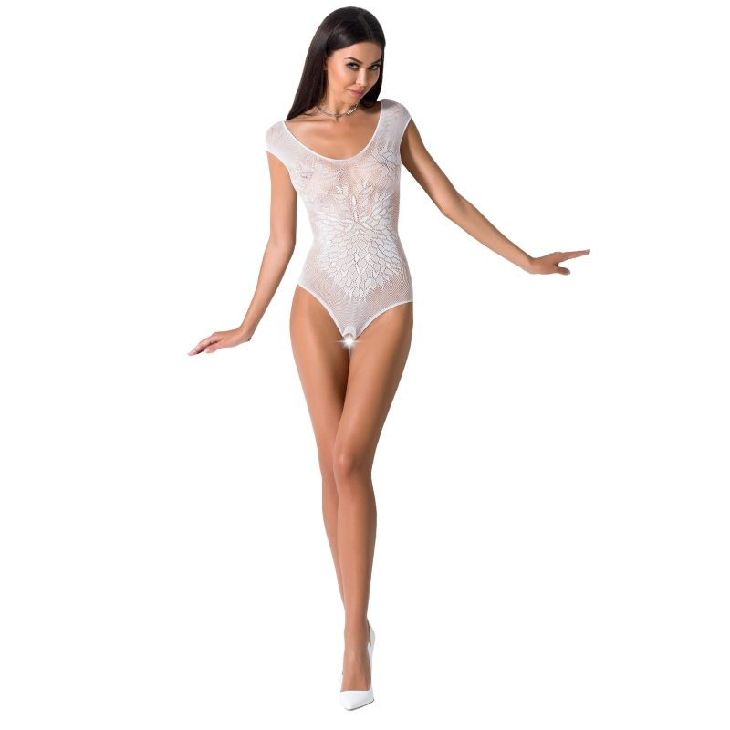 PASSION - WOMAN BS064 BODYSTOCKING BIANCO TAGLIA UNICA Passion Woman