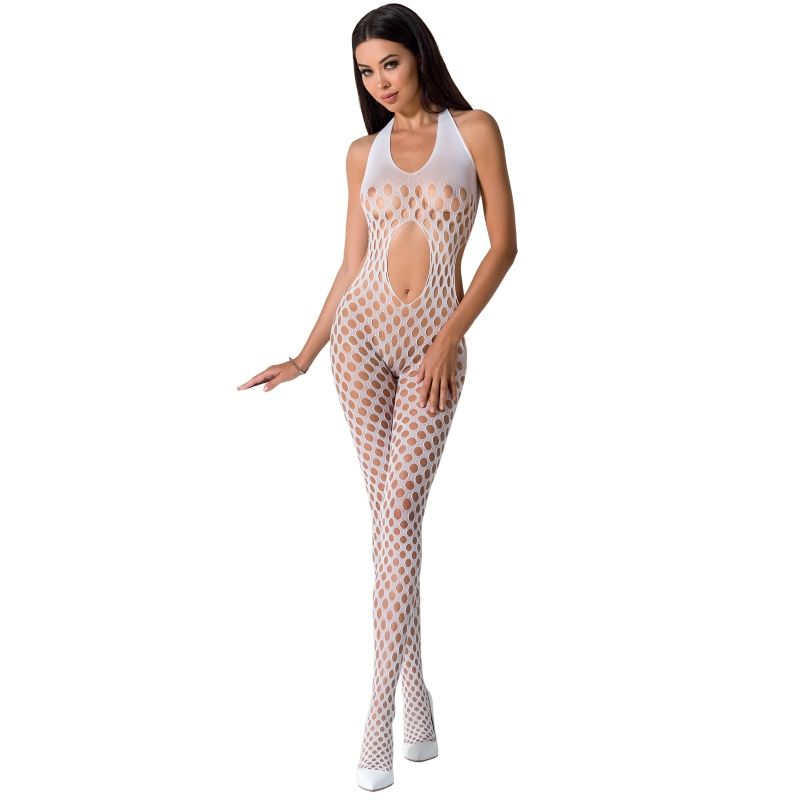 PASSION - WOMAN BS065 BODYSTOCKING BIANCO TAGLIA UNICA Passion Woman