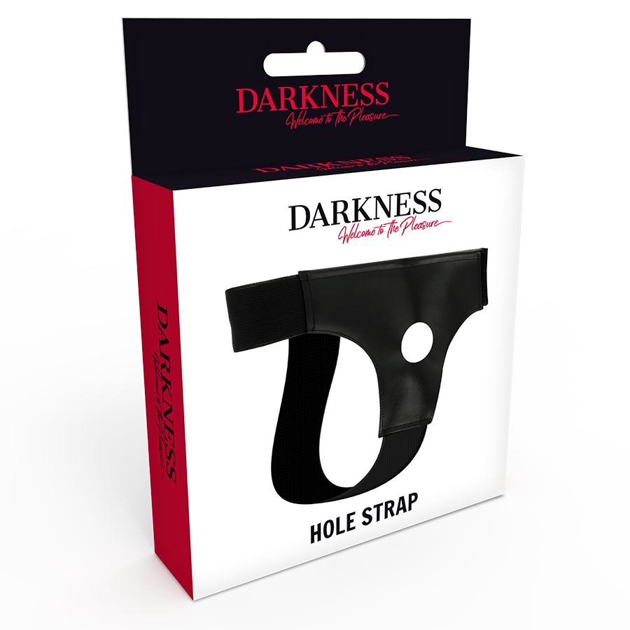 DARKNESS - IMBRAGATURA CON FORO TAGLIA UNICA Darkness Sensations