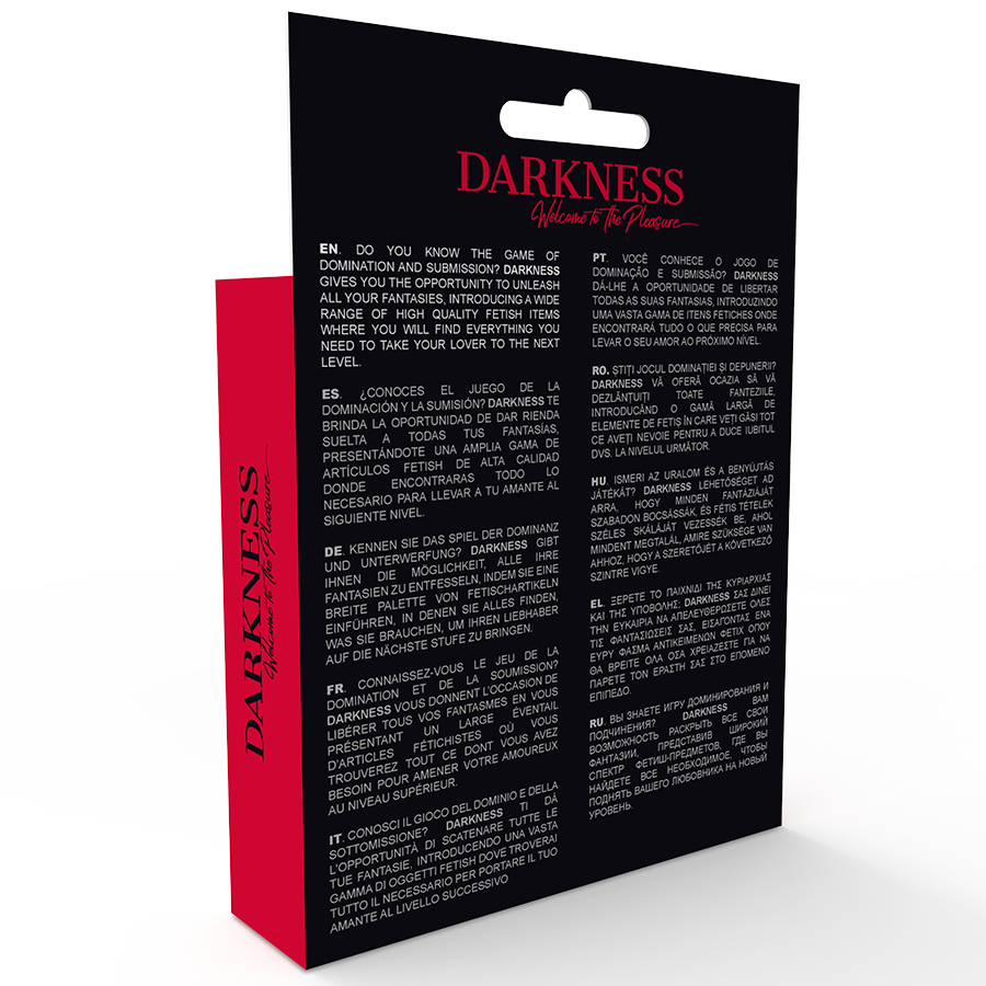 DARKNESS - IMBRAGATURA CON FORO TAGLIA UNICA Darkness Sensations