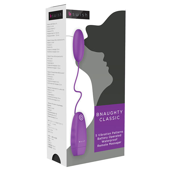 B SWISH - PROIETTILE VIBRANTE BNAUGHTY CLASSIC VIOLA B Swish