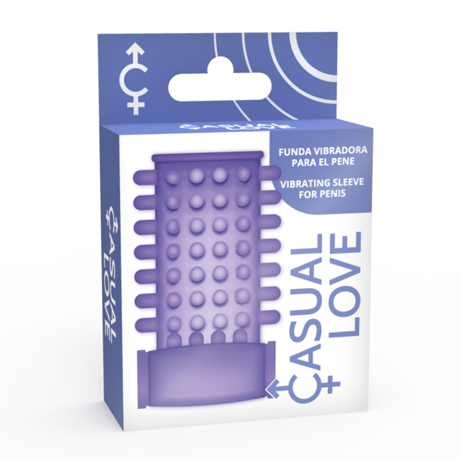 CASUAL LOVE - COPERTURA PER PENE VIBRATORE LILLA ANELLO Casual Love