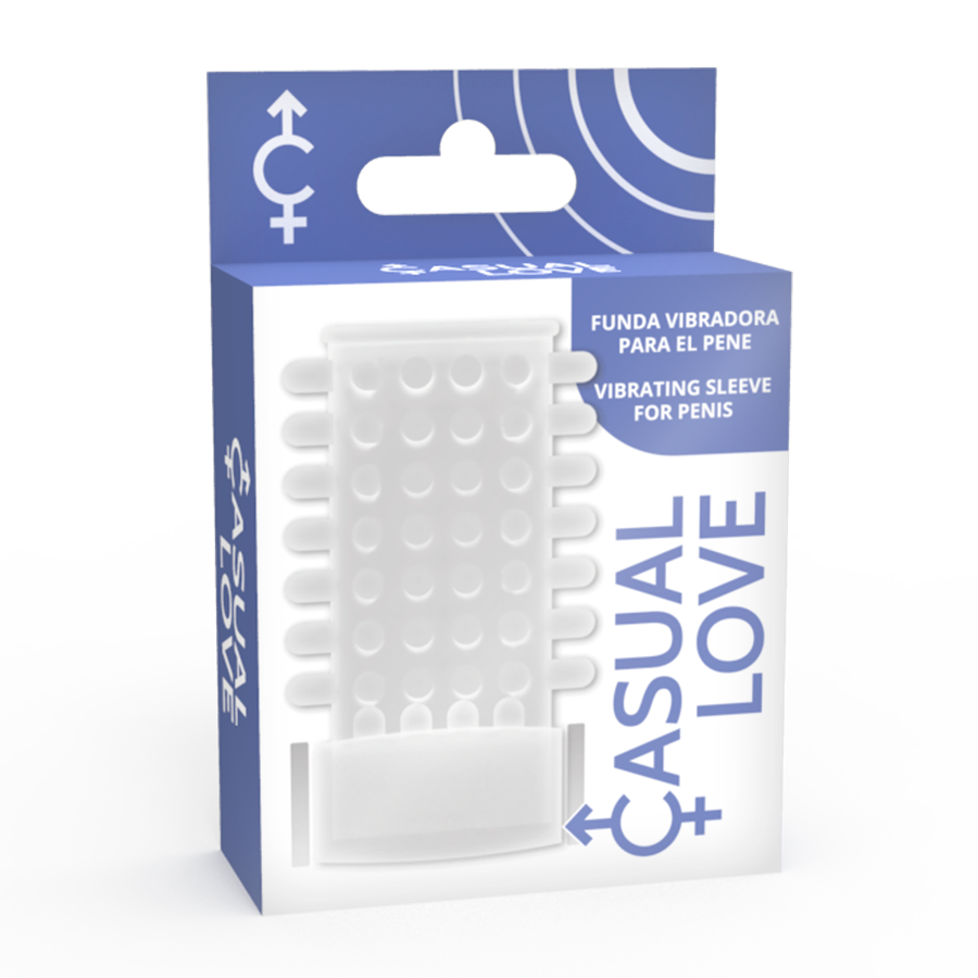 CASUAL LOVE - COPERTURA PER PENE VIBRATORE TRASPARENTE CON ANELLO Casual Love