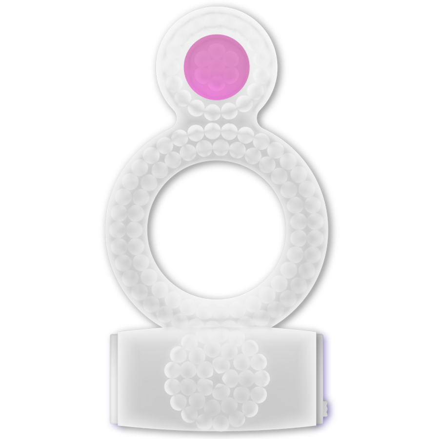 CASUAL LOVE - ANELLO DOPPIO PIACERE TRASPARENTE Casual Love