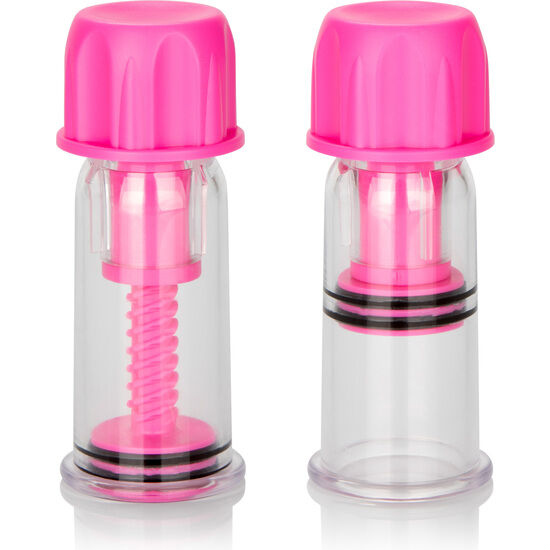 CALEXOTICS - VACCUM TWIST PINK NIPPLE SUCTION CUP Calexotics