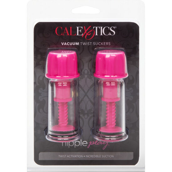 CALEXOTICS - VACCUM TWIST PINK NIPPLE SUCTION CUP Calexotics