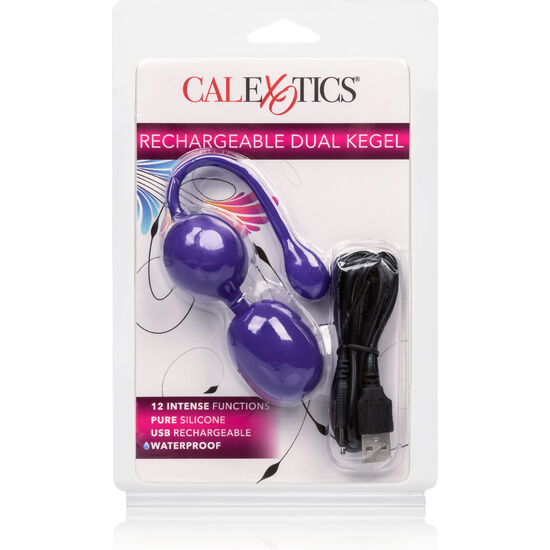 CALEXOTICS - RICARICABILE DUAL KEGEL VIOLA Calexotics