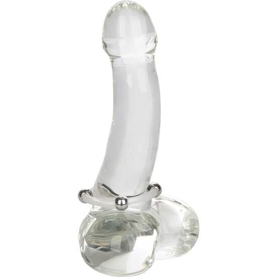 CALEXOTICS - ANELLO IN SILICONE CON PERLINE IN ACCIAIO L Calexotics