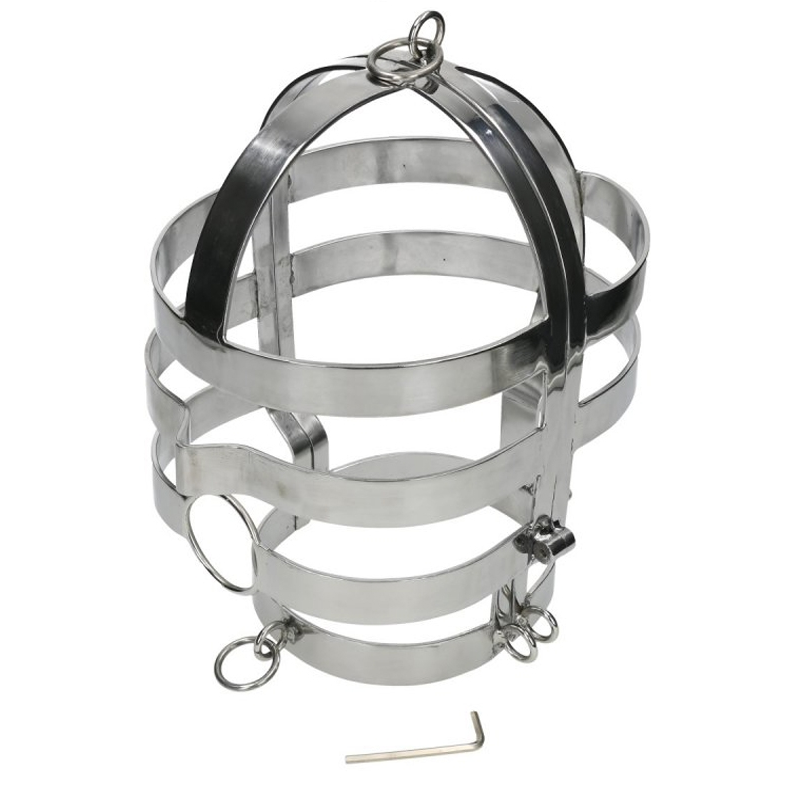 METAL HARD - MASCHERA CON COLLANA IN ACCIAIO Metal Hard