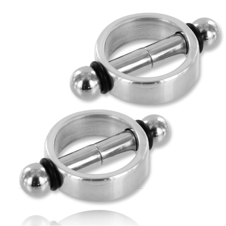 METAL HARD - MORSETTI PER CAPEZZOLI MAGNETICI COPPIA Metal Hard