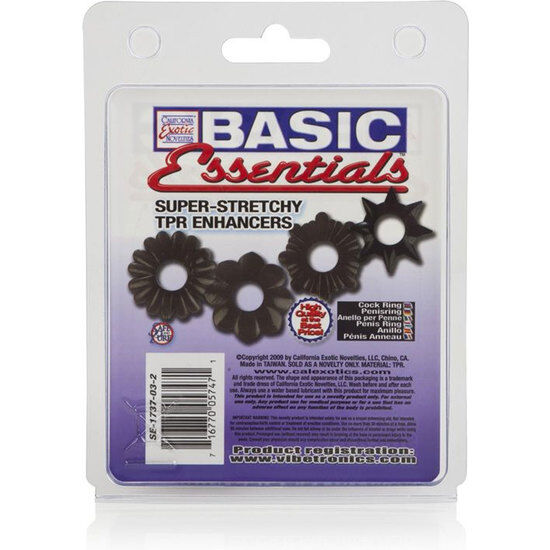 CALEXOTICS - BASIC ESSENTIALS CONFEZIONE DA 4 Calexotics