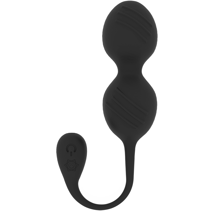 RITHUAL - NISHA SFERE KEGEL VIBRANTI RICARICABILI NERE Rithual