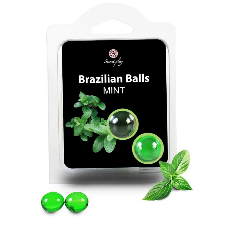 SECRETPLAY - 2 PALLINE BRASILIANE MENTA Secretplay Cosmetic