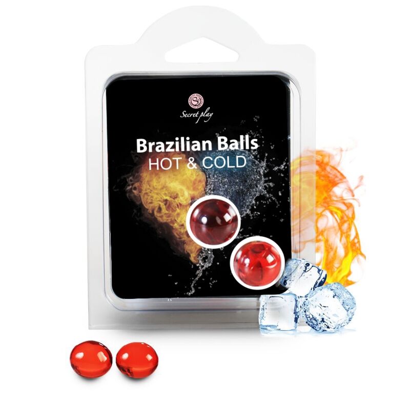 SECRETPLAY - PALLINE BRASILIANE EFFETTO CALDO E FREDDO 2 UNIT Secretplay Cosmetic