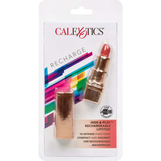 CALEXOTICS - BALA ROSSETTO RICARICABILE HIDE & PLAY ROSSO Calexotics
