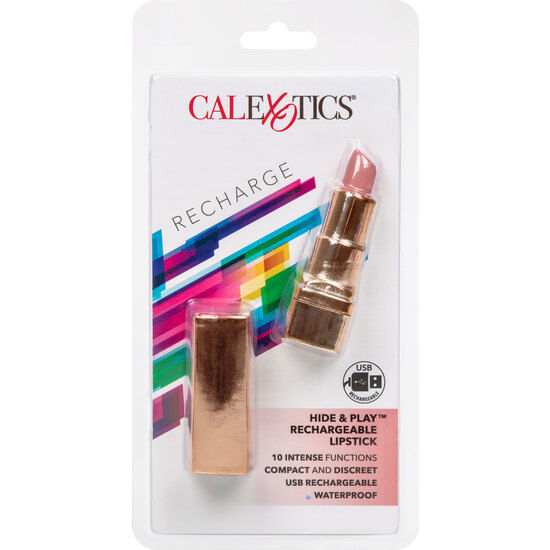 CALEXOTICS - BALA ROSSETTO RICARICABILE HIDE & PLAY ROSA TENERO Calexotics