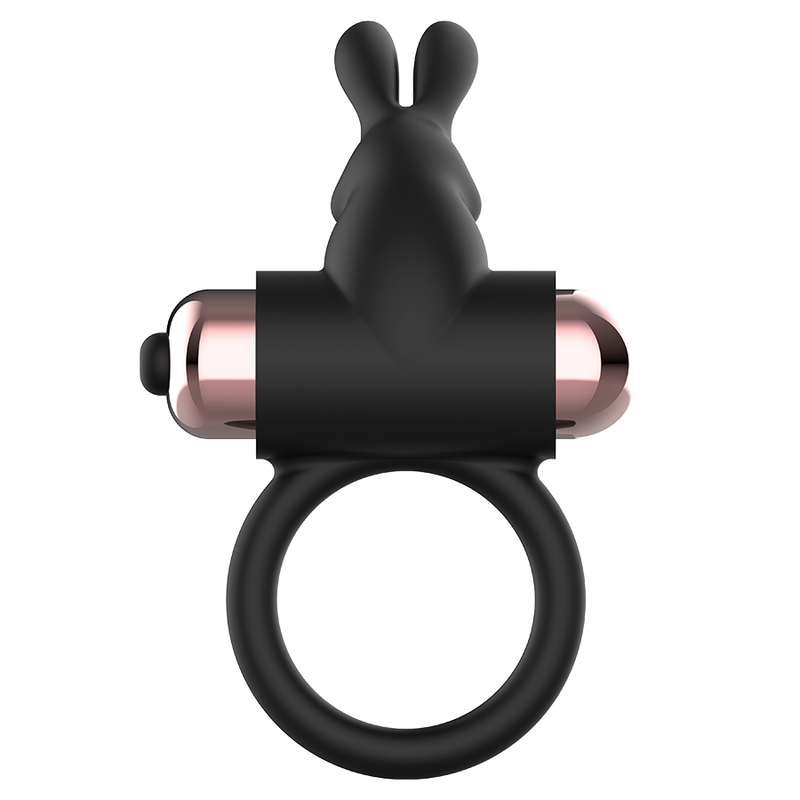 COQUETTE CHIC DESIRE - ANELLO DA CAZZO CON VIBRATORE NERO/ORO Coquette Toys