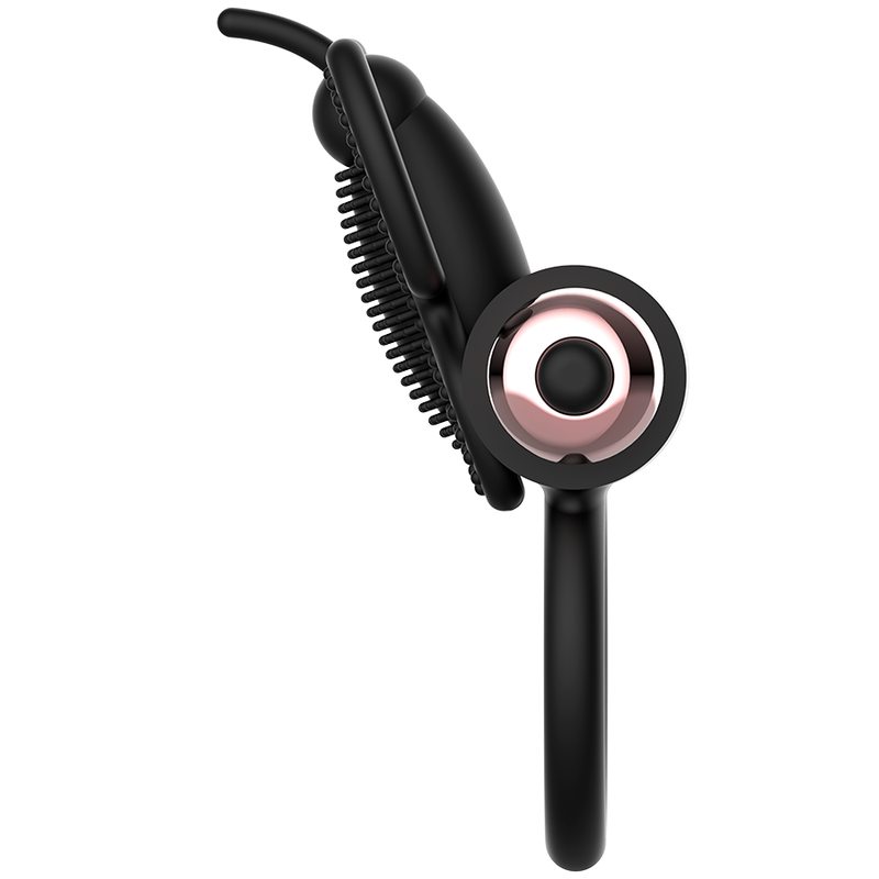 COQUETTE CHIC DESIRE - ANELLO CAZZO FARFALLA CON VIBRATORE NERO/ORO Coquette Toys