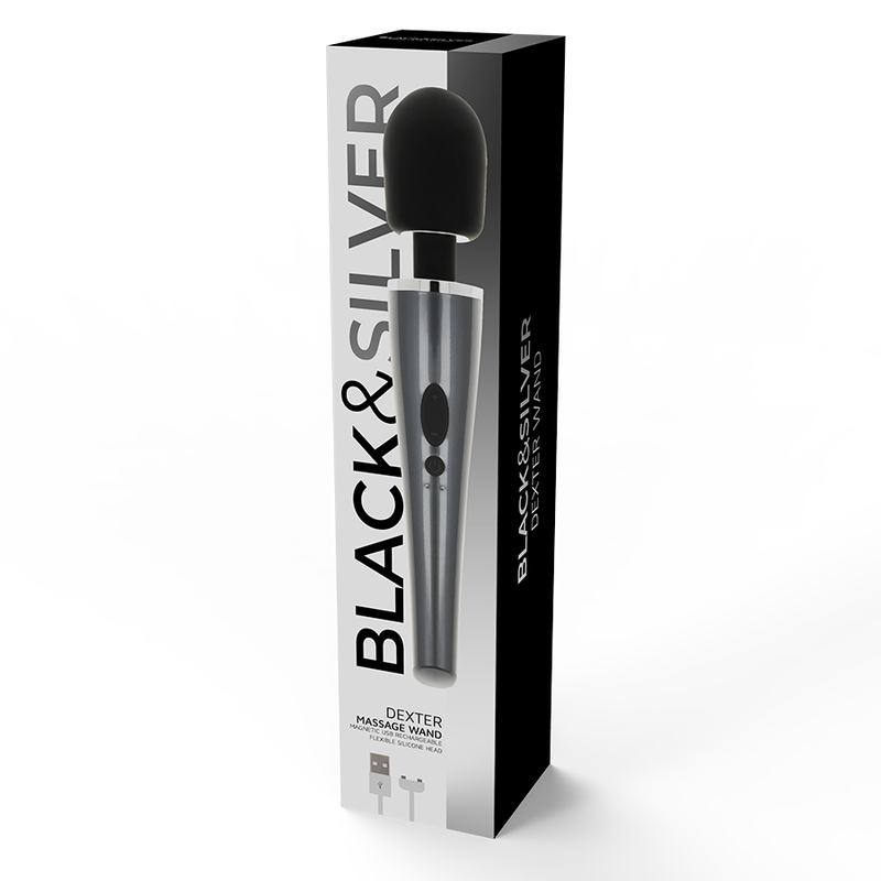 BLACK&SILVER - BACCHETTA DA MASSAGGIO DEXTER Black&silver