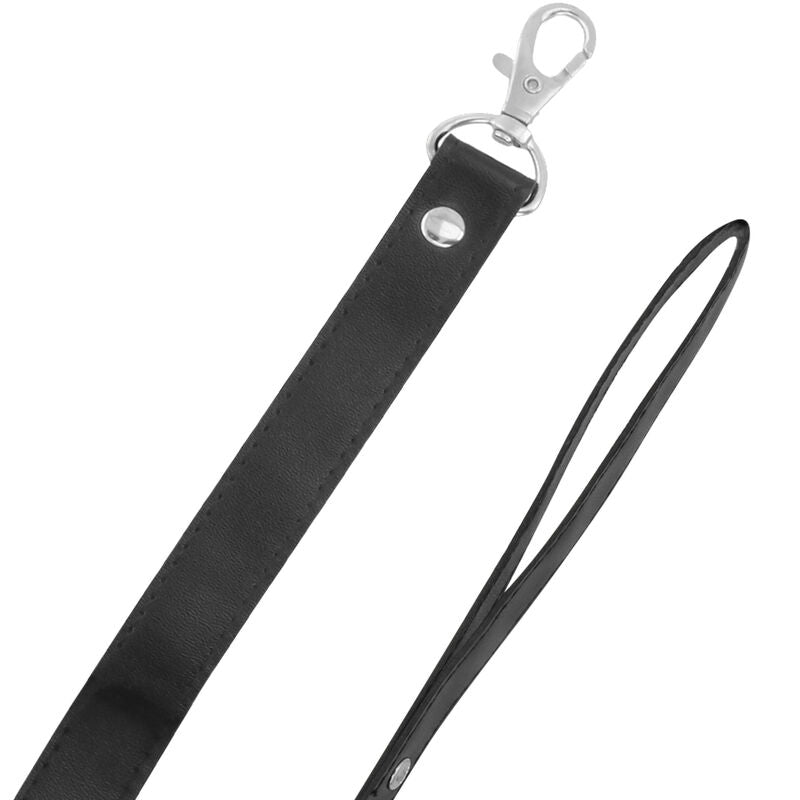 DARKNESS - COLLANA FODERATA CON CATENA IN TITANIO Darkness Bondage