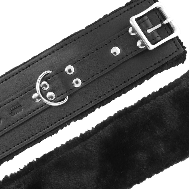 DARKNESS - MANETTE BDSM RIVESTITE NERE Darkness Bondage