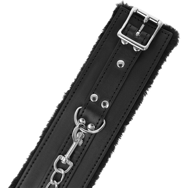 DARKNESS - MANETTE BDSM RIVESTITE NERE Darkness Bondage