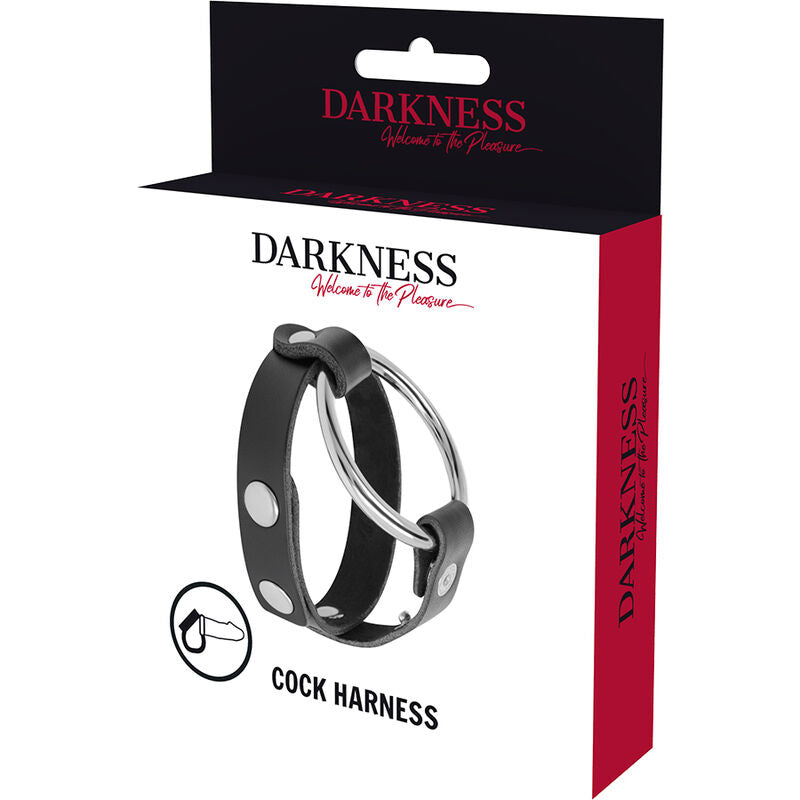 DARKNESS - ANELLO BDSM PER CAZZO E TESTICOLI Darkness Bondage