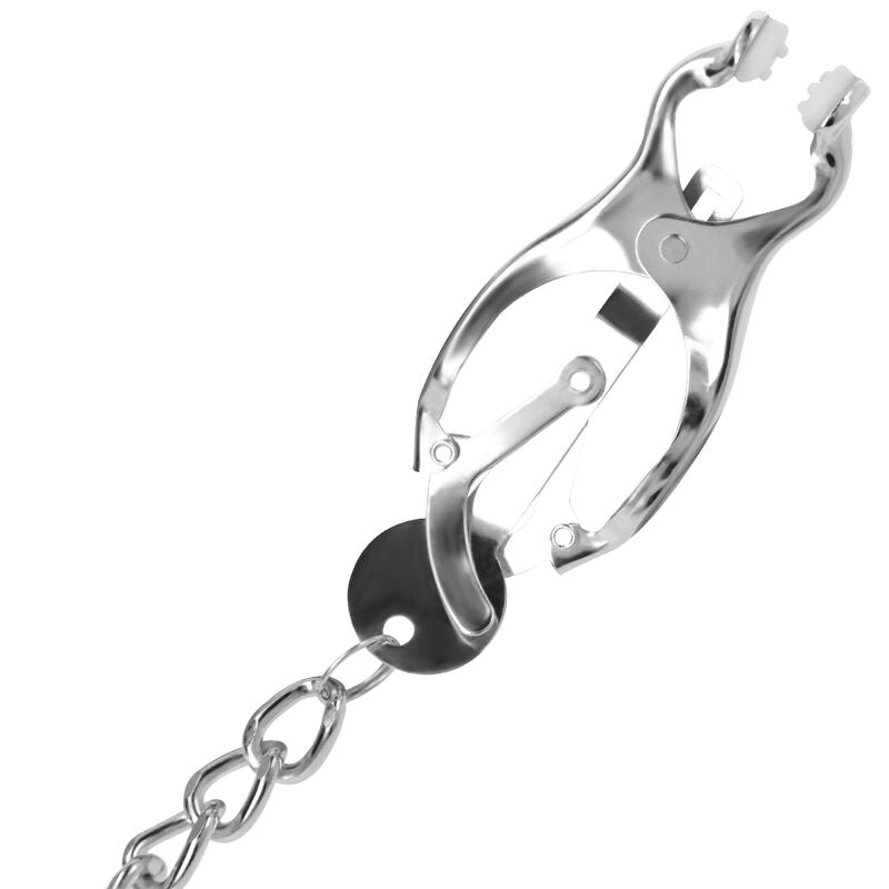 DARKNESS - PINZA PER CAPEZZOLI IN METALLO CON CATENA Darkness Bondage
