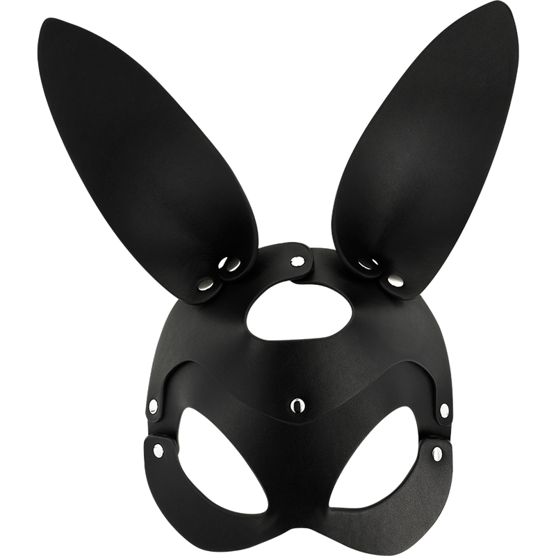 COQUETTE CHIC DESIRE - MASCHERA VEGANA IN PELLE CON ORECCHIE DI CONIGLIO Coquette Accessories