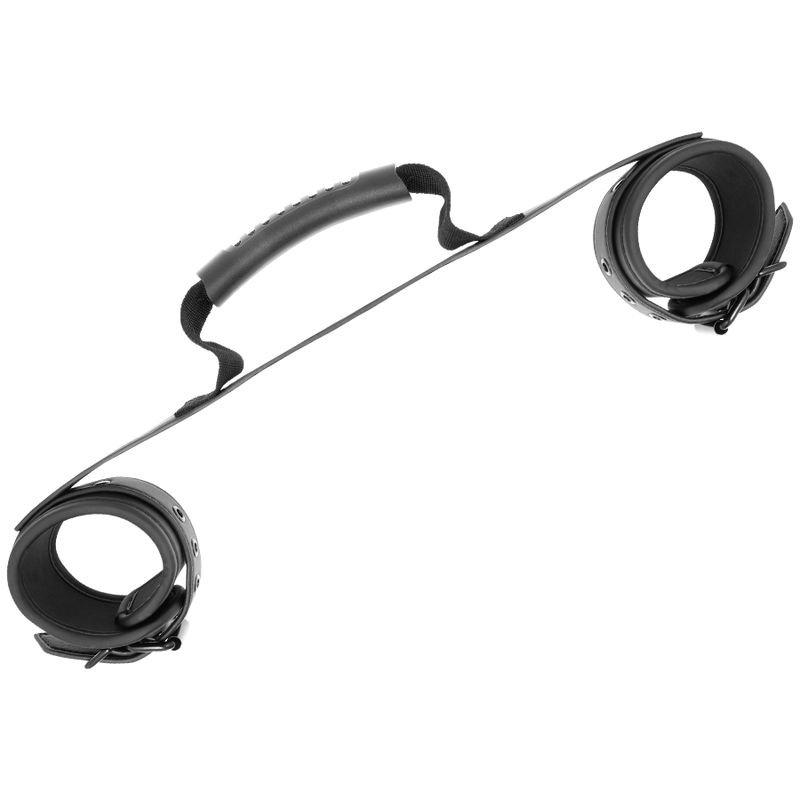 FETISH SUBMISSIVE - MANETTE CON FODERA IN NOPRENE E MANIGLIA Fetish Submissive Bondage