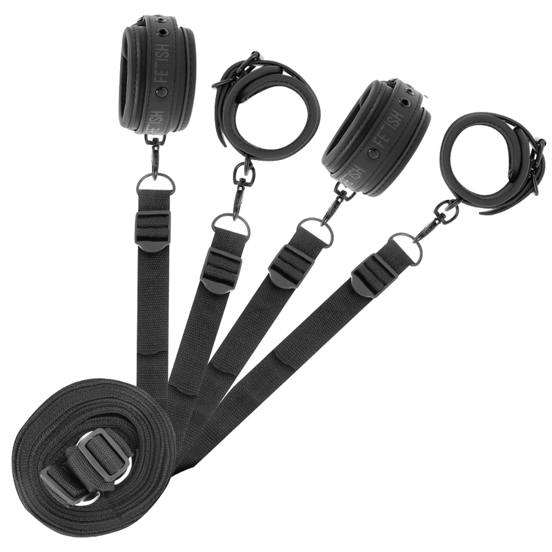 FETISH SUBMISSIVE - SET DI MANETTE E CRAVATTE CON FODERA IN NOPRENE Fetish Submissive Bondage