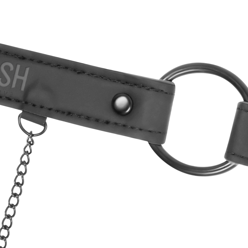 FETISH SUBMISSIVE - ANELLO GAG CON MORSETTI PER CAPEZZOLI Fetish Submissive Bondage