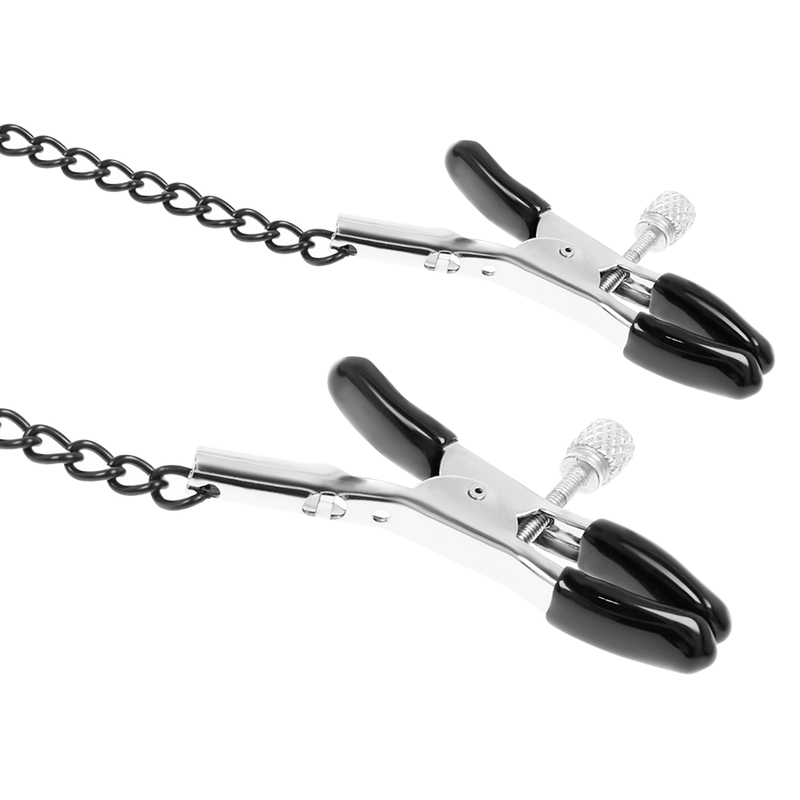 FETISH SUBMISSIVE - ANELLO GAG CON MORSETTI PER CAPEZZOLI Fetish Submissive Bondage