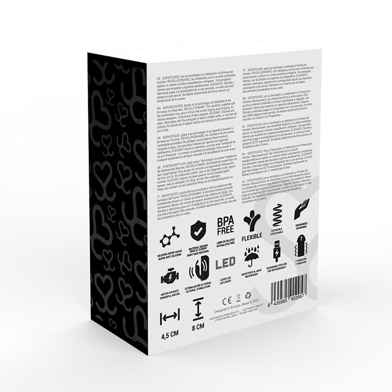 ANELLO VIBRANTE RICARICABILE MORESSA ZAC PREMIUM Moressa