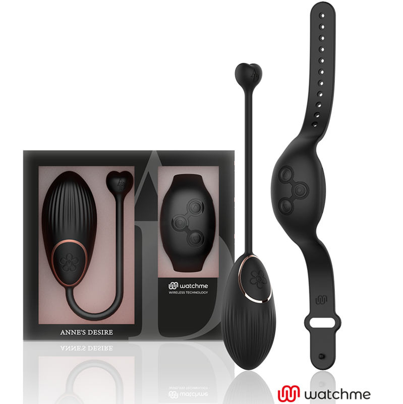 ANNE'S DESIRE - EGG TECNOLOGIA DI CONTROLLO REMOTO WATCHME NERO Annes Desire