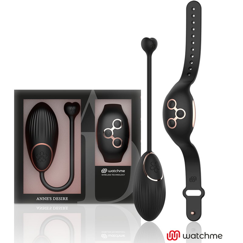 ANNE'S DESIRE - EGG TECNOLOGIA DI CONTROLLO REMOTO WATCHME NERO/ORO Annes Desire