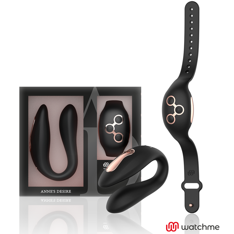 ANNE'S DESIRE - DUAL PLEASURE TECNOLOG A WATCHME NERO/ORO Annes Desire