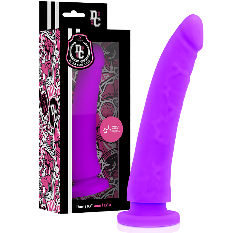 DELTA CLUB - TOYS DILDO MEDICO LILLA IN SILICONE 17 CM -O- 3 CM Deltaclub